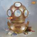 Oil On Canvas - 59.5:59.5 cm. Magic Realism by Georgi Kostadinov - gekos