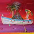 La Graciosa sails away - Oil on canvas 60:70 cm.