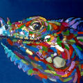 Oil, acrylic on canvas - 55:70 cm. Magic Expressionism by Georgi Kostadinov - Gekos