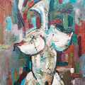 Oil, acrylic on canvas - 40:30 cm. Magic Expressionism by Georgi Kostadinov - gekos