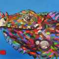 Oil, acrylic on canvas - 60:70 cm. Magic Expressionism by Georgi Kostadinov - gekos- The Geko